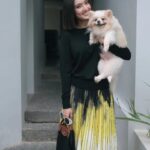 Somaline Ang Instagram - Starting the month of May with greetings from some fur babies 💛 I am wrapping up my current drama soon. I can't wait to spend more time with my loved ones! ✨️ Makeup by @shaunleelee Style by @samonggg