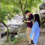 Son Tae-young Instagram - 나들이💚🌳🌳 아빠 엄마 나 오빠 오빠친구💚 제작진 ㅎㅎ