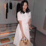 Son Yeon-jae Instagram - @miumiu #miumiu#MiuMiuSelect#AD 💜🤍💜