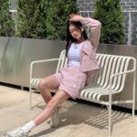 Son Yeon-jae Instagram - @thenorthface_kr #광고 조금씩 더워지는 날씨에 아웃도어는 물론 일상생활에도 착용가능한 #데이테크자켓 ☀️ 아가랑도 빨리 산책하고싶다🥹🤍👶🏻 #노스페이스#데이테크시리즈#냉감셋업#경량자켓