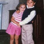Sona Movsesian Instagram – This is me and my brother Danny. He was and still is my biggest tormentor. No one has prepared me for my job better than this guy. And yes, the baby with 12 chins is yours truly. Well fed and sitting on the couch – nothing has changed. #rollsonrollsonrolls #nationalsiblingday