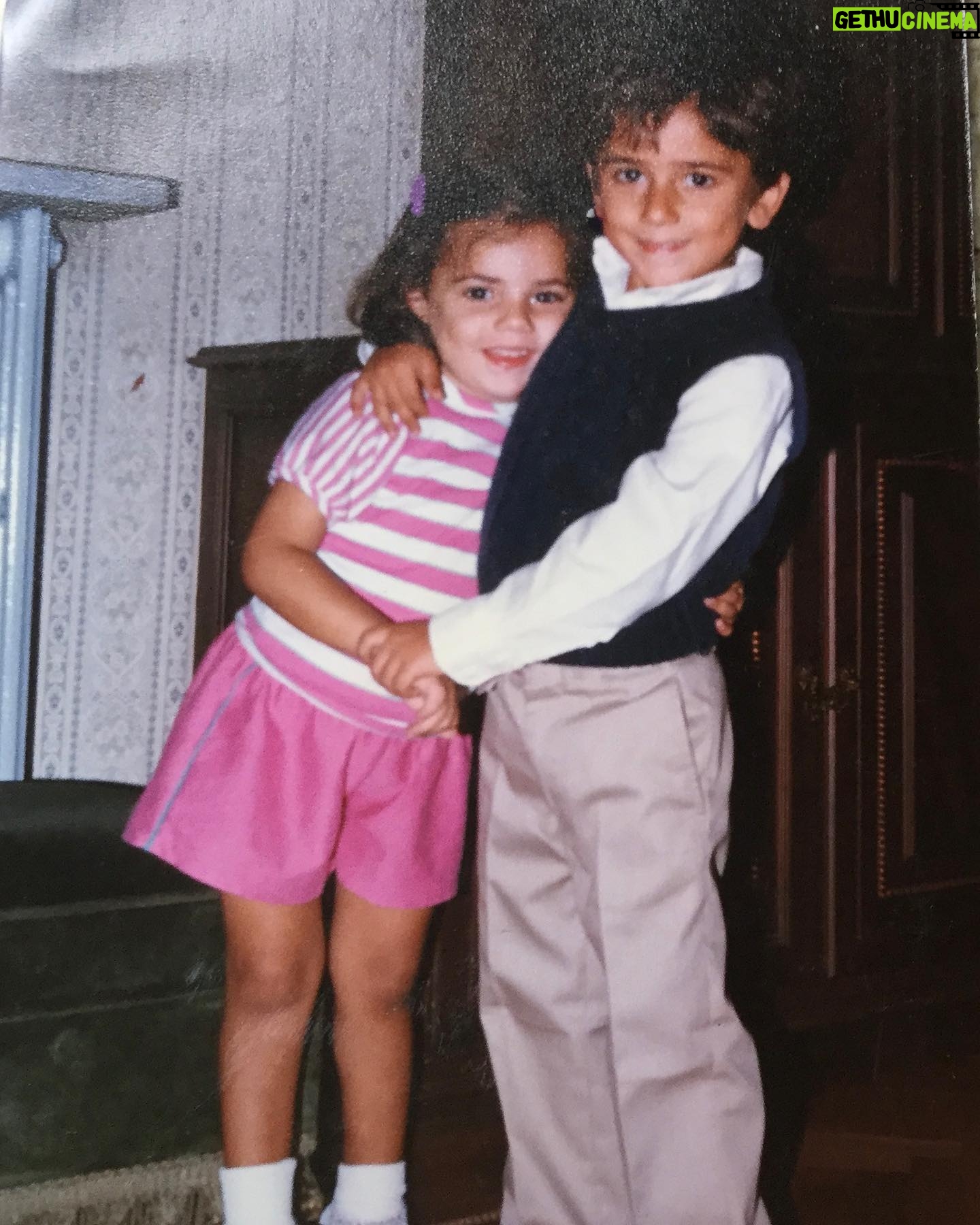 Sona Movsesian Instagram - This is me and my brother Danny. He was and still is my biggest tormentor. No one has prepared me for my job better than this guy. And yes, the baby with 12 chins is yours truly. Well fed and sitting on the couch - nothing has changed. #rollsonrollsonrolls #nationalsiblingday