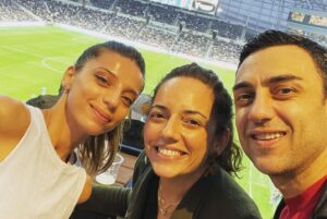 Sona Movsesian Instagram - I was so happy I got to go to the LAFC game on Sunday night. And for the brief moment in between bites that I actually watched the game, they won! I ate nachos, a regular hot dog and a street dog, multiple tacos and popcorn and isn’t that all that matters? A big thank you to @lafcrich and @arasoudjian for such a memorable night.