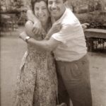 Sona Movsesian Instagram - Three days before my boys were born, I had to say goodbye to my Dede. I would go to visit him and my Yaya Fridays after work and he would grill up some lamb chops and Yaya would make me French fries. I’m happy they’re together again but I miss the two of them so much and I would give anything for another one of those Fridays. This is my favorite photo of the them. Hug your grandparents.
