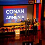 Sona Movsesian Instagram - We’re back with a new season of #INSIDECONAN! This season we’re talking all things “On the Road!” On today’s episode, Mike and Jessie are joined by our good friend Sona to discuss traveling to Armenia for #CONANWithoutBorders. The convo is also briefly hijacked by Joel McHale and Conan himself. Listen at the link in bio!