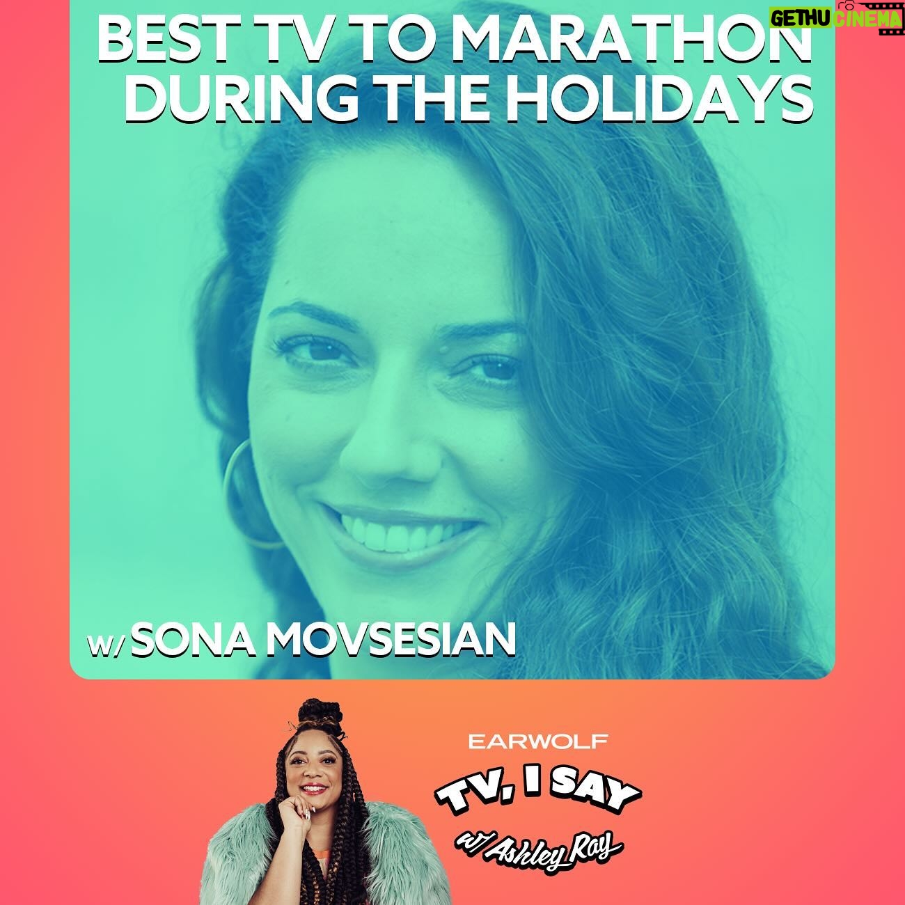 Sona Movsesian Instagram - Raise your hand if you remember ‘Gigolos.’ 👀 @teamcoco’s @sonamov joins @theashleyray to discuss the Showtime reality TV they can’t forget and the best shows to marathon during the holidays. Sona also shares her fav shows of 2023 including The Bear, Beef, and Daisy Jones & the Six. Link to ep in bio 😎