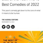 Sona Movsesian Instagram - Check out your girl! I made Audible’s best of 2022 list for comedy. This is pretty crazy. I think it was my ill-timed Queen Elizabeth and Prince Phillip impressions that put me over the edge.