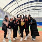 Song Eun-yi Instagram - 초대 감사해요! 테니스장 인데 테니스 치고있는 사진은 없군요 우리모두 건강한 한해 됩시다!!