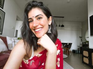 Sonia Rathee Instagram - Sari vibes got me feelin a type of way 🌹