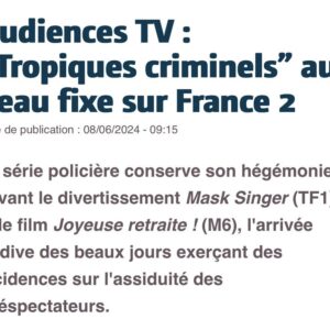 Sonia Rolland Instagram - Merci au nom de toute l’équipe ✨❤️✨

Merci pour votre fidélité durant ces semaines de diffusion! 

@tropiquescriminelsofficiel a été leader tous les vendredis sur France2 encore cette année!! 

On vous prépare une saison 6 encore pleine de surprises! 

📌 toute la saison en replay sur la plateforme France.Tv 

#TropiquesCriminles @federationstudios @francetelevisions @france.tv @france2_presse #Martinique #Madinina
