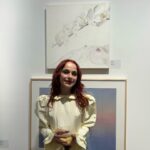 Sophia Anne Caruso Instagram - I am proud to present my work @davidzwirner Gallery in an auction, with proceeds benefiting Artists For Artists, a financial aid fund for the children of New York-based art practitioners. The auction is currently taking place on Artsy and will continue until this Friday, March 8th at 12 pm. There is more information in my bio. Combining my passion for art with a philanthropic gesture feels meaningful and exciting! Thank you @batshevadress. Perfect dress for this special night!