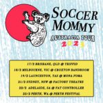 Sophia Regina Allison Instagram - One month until we return to Australia 🐨 icymi, our @monafoma show is free but rsvp is required for entry. Tickets are moving for all these dates, get yours while you can. Photo by @danieltopete Flyer by @justusproffit