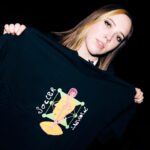Sophia Regina Allison Instagram - t-shirt collab with @wearebraindead available at 10am PT today via wearebraindead.com 🗡 thanks for having me last week @braindeadstudiosfairfax! 📸: @auntviv