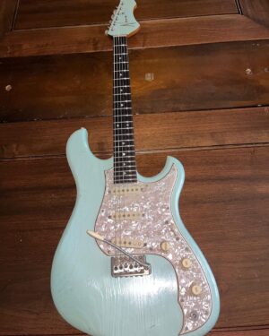 Sophia Regina Allison Instagram - Thanks @novoguitars for the new baby 😗🌟 peep the heart inlays 💕