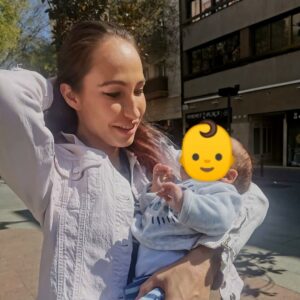 Sophie Evans Instagram - Nuestro primer día de la madre juntos 🤗❤️ espero que siempre seamos tan unidos como ahora y ser una buena madre como el merece