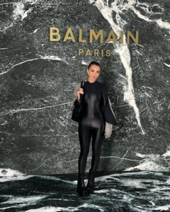 Sophie Levy Instagram - @balmain festival 🖤