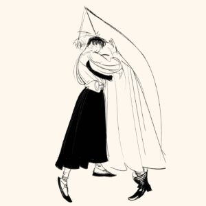 Sophie Li Instagram - Δ
Witch Hat Atelier

- The sun and ocean..

drew with lovely @harmomomo 
Thank you to the beautiful models @rozenprince and
@zeet_studio_sketch
#witchhatatelier
