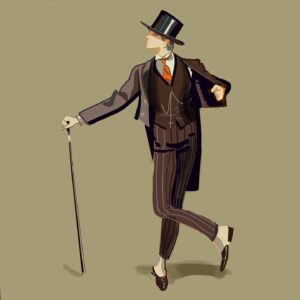 Sophie Li Instagram - 1900s German Burschen Uniform   formalwear !

Drawing suits feels incredibly natural to me….it’s scary so I better stop 🛑 for now
Thank you to @zeet_studio_sketch , model @bsf.de and his cool wardrobe, and @sirpangur !!!