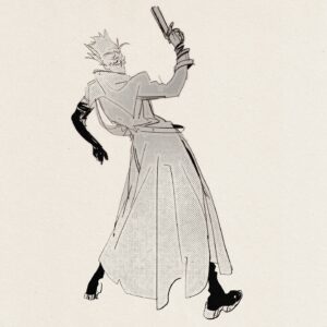 Sophie Li Instagram - 🙏.

Trigun life draw today with @lea_reymauzaize , at @zeet_studio_sketch 
thank u @jacquistuffnthings
ok bye