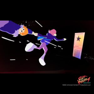 Sophie Li Instagram - I want to start sharing some of my colorscripts done for the show, ⚡️⚡️⚡️Scott Pilgrim Takes Off⚡️⚡️!

 ⚡️EP#1 -Precious little life -pt.1

 Under the supervising and help of director Abel Góngora @aberukuma , at @sciencesaru .
 
This is the first assignment. I was lucky to have a lot of freedom to pick shots Iike and do what I think works best. So, as a hardcore Edgar Wright fan since film school days, I heavily referenced the film version while adding some pop of color and vibes I get from reading the comic.

The show is out on Netflix! Hope you enjoy it!
@radiomaru @bdgrabinski 

#scottpilgrimtakesoff 
#scottpilgrim