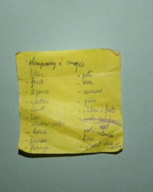Sophie-Marie Larrouy Instagram - Je vous ai demandé de m’envoyer vos listes de courses, j’ai reçu 500 (cinq cent) mails, et j’ai l’impression d’avoir fait une soirée pyj chez chacun•e d’entre vous pendant laquelle vous m’avez dit « dentifrice faut que tu prennes un nouveau regarde en dessous dans le meuble de salle de bain » tout ça pour dire : merci pour votre écoute active de #alarechercheduthonalacatalane on arrive bientôt aux 100k écoutes en 3 semaines c’est : plaisant 🛒❤️💦