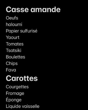 Sophie-Marie Larrouy Instagram - Je vous ai demandé de m’envoyer vos listes de courses, j’ai reçu 500 (cinq cent) mails, et j’ai l’impression d’avoir fait une soirée pyj chez chacun•e d’entre vous pendant laquelle vous m’avez dit « dentifrice faut que tu prennes un nouveau regarde en dessous dans le meuble de salle de bain » tout ça pour dire : merci pour votre écoute active de #alarechercheduthonalacatalane on arrive bientôt aux 100k écoutes en 3 semaines c’est : plaisant 🛒❤️💦