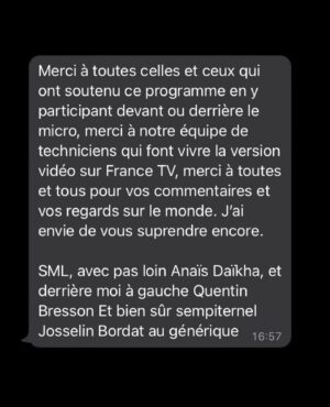 Sophie-Marie Larrouy Instagram - À bientôt et au revoir. 
🥮 
🛟 INFOS DERNIER REC SUR @abientotdeterevoir