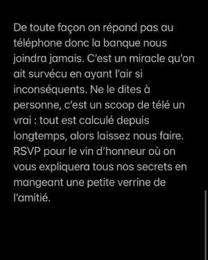 Sophie-Marie Larrouy Instagram - @abientotdeterevoir devient une copie double puisqu'à partir de lundi vous aurez accès bimensuellement à l'audioguide mais aussi à une émission filmée disponible sur France.tv et @francetvslash. Jamais j'aurais pensé aimer un travail 4 ans d'affilée dont deux de confinements. Ça va être : bizarre, comme nous touxtes, dur dehors on tombe pas une larme le corps est humecté, et je vais avoir besoin de vous pour qu'on prenne une bonne fois pour toutes les clés de la boutique. Merci à vous, @bingeaudio, @anais_4n4is 🇩🇿, @joelronez, Naomi, @quentinbresson @atypicprod et les gadgi de @francetvslash 
Allez ça part en prod 🦺🦷👄🦅