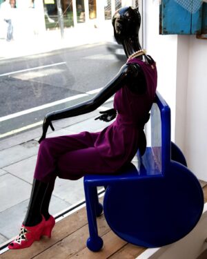 Sophie Morgan Instagram - I can’t believe it was FOURTEEN years ago that I created this wheelchair for a mannequin, a prop I called a “Mannequal”. Fourteen years ago….🤯…

All those years ago, I managed to get it used by some major retailers in the U.K., (Debenhams, Adidas, TopShop) and even Target (!!!) expressed an interest, but ultimately messed me around so much that I gave up. I took it very personally every time the concept got rejected. I was too young, I think. 

Now, every time a photo of it pops up on my phone, it makes me sad that I never saw it through…I wish I had the capacity and resources to continue the work and get it (or versions of it) in shops on every Highstreet in the UK and beyond…(the thought of brands using it in their windows, a display of inclusivity, showing that wheelchair users (and all disabled people) are welcome, accommodated and understood, is so epic) but I just don’t have time. 

One day, I’ll see it through - unless anyone out there wants to take on the challenge for me!? - as I do believe in it still. Times have changed since then, too. Maybe one day will come sooner than I think…🤷🏼‍♀️

#Mannequin #Display #Retail #Fashion #Inclusion #Wheelchair #AdaptedFashiob #Innovation