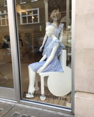 Sophie Morgan Instagram - I can’t believe it was FOURTEEN years ago that I created this wheelchair for a mannequin, a prop I called a “Mannequal”. Fourteen years ago….🤯…

All those years ago, I managed to get it used by some major retailers in the U.K., (Debenhams, Adidas, TopShop) and even Target (!!!) expressed an interest, but ultimately messed me around so much that I gave up. I took it very personally every time the concept got rejected. I was too young, I think. 

Now, every time a photo of it pops up on my phone, it makes me sad that I never saw it through…I wish I had the capacity and resources to continue the work and get it (or versions of it) in shops on every Highstreet in the UK and beyond…(the thought of brands using it in their windows, a display of inclusivity, showing that wheelchair users (and all disabled people) are welcome, accommodated and understood, is so epic) but I just don’t have time. 

One day, I’ll see it through - unless anyone out there wants to take on the challenge for me!? - as I do believe in it still. Times have changed since then, too. Maybe one day will come sooner than I think…🤷🏼‍♀️

#Mannequin #Display #Retail #Fashion #Inclusion #Wheelchair #AdaptedFashiob #Innovation