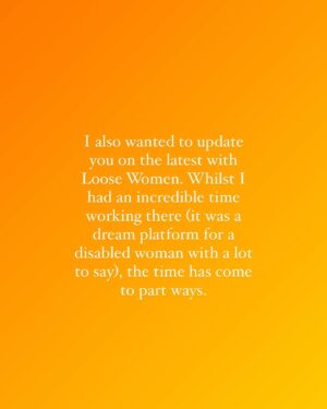 Sophie Morgan Instagram - A wee update. 

That’s all for now. Thanks for following!

Onwards and upwards ✈️🚀

Love Soph x