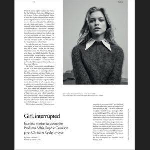 Sophie Cookson Instagram - Thank you @ukesquire for this lovely feature 😘 #thetrialofchristinekeeler 
Photographed by @dannylowe__ 
Styled by @tillywheating 
Photo Director @hennymanley
Hair by @kenorourke1 
Make-up by @lizpughmakeupartist