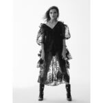 Sophie Cookson Instagram – REBEL REBEL ISUUE with @elleuk 🖤!!! Given everything going on seems like a loooong time ago we shot this, but was an absolute pleasure (I had to be prised out of this dress!)! #staysafe 😘 
E-I-C: @farrahstorr 
Photographer: @nicobustos 
Creative Director: @misterthomasjames 
Stylist: @jennedykennedy 
Movement Director: @ryanchappell 
Make-up: @florriewhitemakeup 
Hair: @maaritniemela_hair_ 
Nails: @nailedbysg