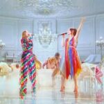 Sophie Ellis-Bextor Instagram - Singing with Helena in the semi-final of @staracademytf1 - thanks to everyone involved.. loved the show and the huge dance ensemble for Murder on the Dancefloor where saltburn met studio 54 - what a party that would be! Xx scroll to see Helena and do I our thing, me singing Groovejet, the AMAZING @lisalaudat1 who always does such beautiful glam, two singers reacting to the moment when the table broke unexpectedly during the live show when all the dancers were going for it and then finally a little film to show the rhythm I get into when I have a pile of stuff to sign. Like a little machine, baby! Xxx chouette et merci! J’adore France. See you again for the band show @bataclanofficiel 5th march xxxx