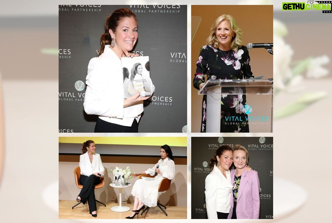 Sophie Grégoire Instagram - As Washington, D.C.’s popular embassy tour weekend kicks off today, Vital Voices welcomed a few special guests to our Global Embassy for Women this week: @FLOTUS Dr. Jill Biden and former unofficial First Lady of Canada, @sophiegregoiretrudeau. @drbiden made a surprise appearance at Vital Voices Global Headquarters for Women’s Leadership—the world’s first embassy for women—to participate in an author talk with Grégoire Trudeau for “Closer Together Knowing Ourselves, Loving Each Other,” a self-improvement book and memoir dedicated to mental wellness. @humaabedin, author, co-host of “Morning Mika,” longtime aide to Hillary Rodham Clinton, and Vital Voices board member, moderated the author’s talk, which took place on May 1, the first day of Mental Health Awareness Month in the U.S. Vital Voices Cofounder, President, and CEO @alyse_nelson introduced Dr. Biden to an intimate crowd of about 100 surprised guests unaware that the First Lady was coming to @vitalvoices. #closertogether #mentalhealthawareness #authorssupportingauthors #memoirs #booktalks #authortalks #vitalvoices #mentalhealthawarenessmonth