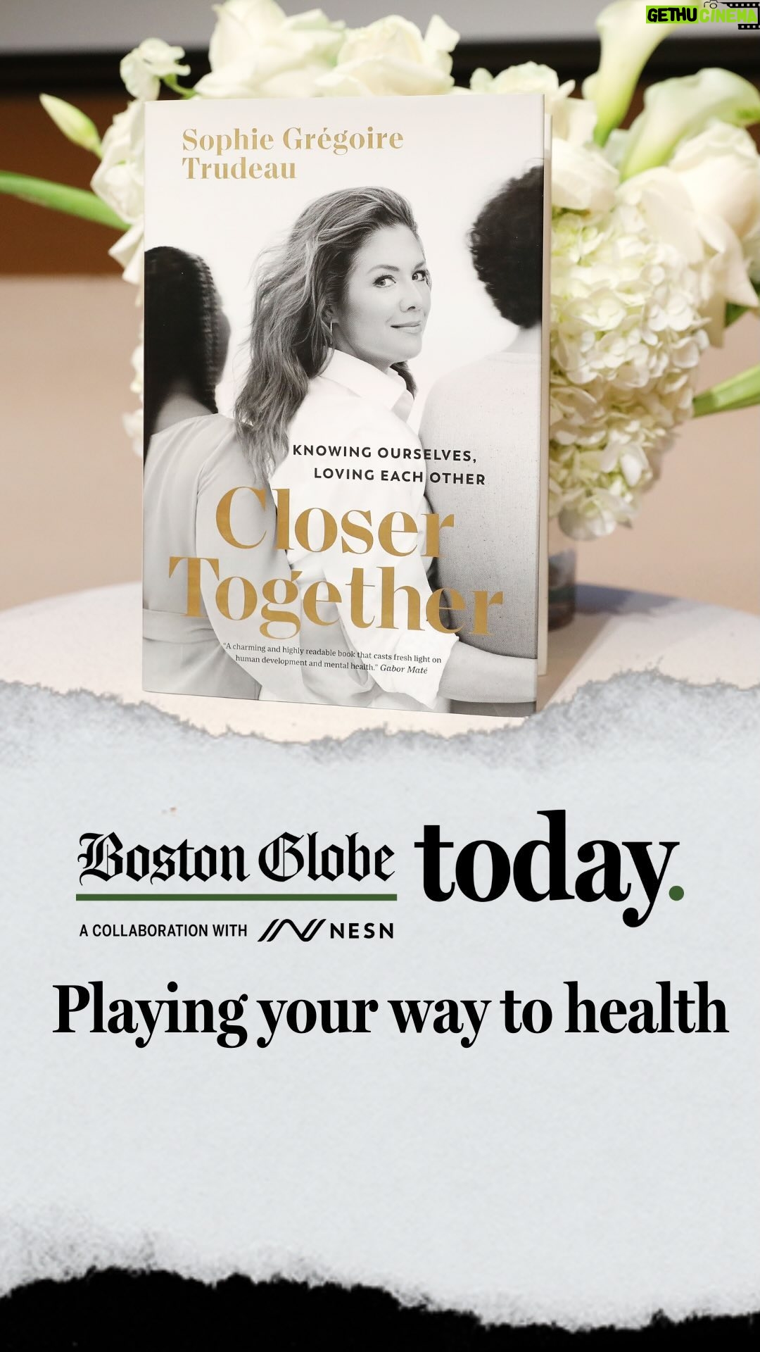 Sophie Grégoire Instagram - Shining a light on May’s Mental Health Awareness Month Boston Globe Media CEO @linda_pizzuti Henry sits down with Canada’s unofficial First Lady @sophiegregoiretrudeau to dive into her new, deeply personal book, “Closer Together Knowing Ourselves, Loving Each Other.” Watch the full interview on @NESN or globe.com/globe-today.
