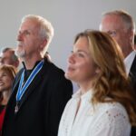 Sophie Grégoire Instagram - Two legends sharing a stage usually means a lot of star struck people… but, when it comes to filmmaker and adventurer James Cameron and one of Canada’s greatest oceanographers and leadership author Dr. Joe MacInnis, they make everyone feel as grounded as the ocean floor! As underwater explorers, they have taken personal and professional risks in the name of science, truth, and discovery… and so it comes as no surprise that they were both honoured at the Royal Canadian Geographical Society earlier this week. The kids and I visited the “Pressure: James Cameron Into the Abyss” exhibit and walked away impressed and inspired. If you find yourself in Ottawa this summer, you can come see the incredible Deep Sea Challenger submersible for yourself until September 1st! 🤩 Quand deux légendes partagent une scène, ça donne habituellement beaucoup de gens saisis d’admiration. Mais pour leur part, le cinéaste et aventurier James Cameron ainsi que M. Joe MacInnis, éminent océanographe et auteur sur le leadership, rendent tout le monde aussi à l’aise que les poissons dans l’océan! En tant qu’explorateurs sous-marins, ils ont couru des risques personnels et professionnels au nom de la science, de la vérité et de la découverte. Dans ce contexte, personne n’a été étonné de voir la Société géographique royale du Canada leur rendre hommage plus tôt cette semaine. Les enfants et moi avons visité l’exposition « Pression : James Cameron dans l’abîme », et nous en sommes repartis impressionnés et inspirés. Si vous venez à Ottawa cet été, passez voir de vos yeux l’incroyable submersible DeepSea Challenger jusqu'au 1er septembre!