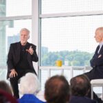 Sophie Grégoire Instagram - Two legends sharing a stage usually means a lot of star struck people… but, when it comes to filmmaker and adventurer James Cameron and one of Canada’s greatest oceanographers and leadership author Dr. Joe MacInnis, they make everyone feel as grounded as the ocean floor! As underwater explorers, they have taken personal and professional risks in the name of science, truth, and discovery… and so it comes as no surprise that they were both honoured at the Royal Canadian Geographical Society earlier this week. The kids and I visited the “Pressure: James Cameron Into the Abyss” exhibit and walked away impressed and inspired. If you find yourself in Ottawa this summer, you can come see the incredible Deep Sea Challenger submersible for yourself until September 1st! 🤩 Quand deux légendes partagent une scène, ça donne habituellement beaucoup de gens saisis d’admiration. Mais pour leur part, le cinéaste et aventurier James Cameron ainsi que M. Joe MacInnis, éminent océanographe et auteur sur le leadership, rendent tout le monde aussi à l’aise que les poissons dans l’océan! En tant qu’explorateurs sous-marins, ils ont couru des risques personnels et professionnels au nom de la science, de la vérité et de la découverte. Dans ce contexte, personne n’a été étonné de voir la Société géographique royale du Canada leur rendre hommage plus tôt cette semaine. Les enfants et moi avons visité l’exposition « Pression : James Cameron dans l’abîme », et nous en sommes repartis impressionnés et inspirés. Si vous venez à Ottawa cet été, passez voir de vos yeux l’incroyable submersible DeepSea Challenger jusqu'au 1er septembre!