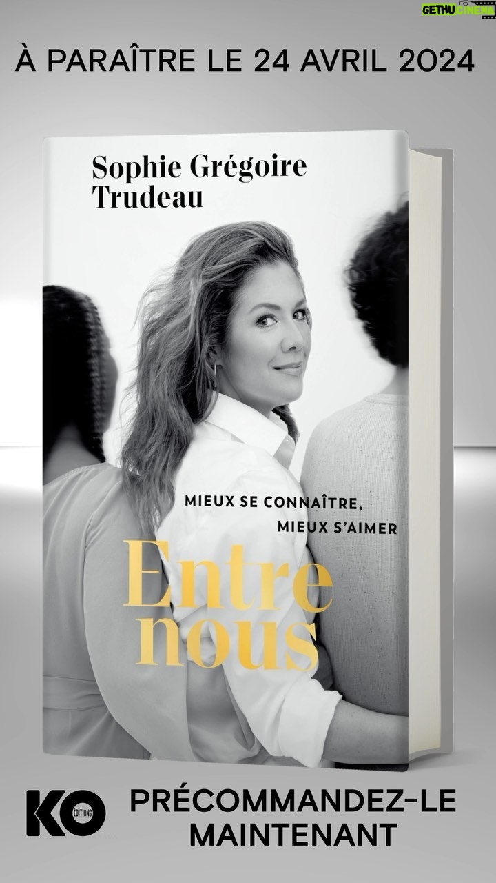 Sophie Grégoire Instagram - Je suis emballée de collaborer avec @ellequebec et @ellecanada pour vous dévoiler la couverture de mon livre! ENTRE NOUS sera publié le 24 avril 2024 au Québec (le 23 ailleurs au Canada) et vous pouvez pré-commander dès maintenant en suivant les liens dans ma bio!