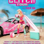 Sophie Luborsky Instagram - announcement!! @itszoeko is direct support for the glitch tour this summer 🏝️🩷 tix @ sophiepowers.com 🩵 lmk what songs y’all wanna hear on my set list 💫