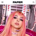 Sophie Luborsky Instagram - @papermagazine premiered the obsessed visualizer MV this morning ! Amazing article written by @ericacxmpbell 💗 Video by @averagecowgirl Photos by @bish.op