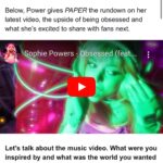 Sophie Luborsky Instagram - @papermagazine premiered the obsessed visualizer MV this morning ! Amazing article written by @ericacxmpbell 💗 Video by @averagecowgirl Photos by @bish.op