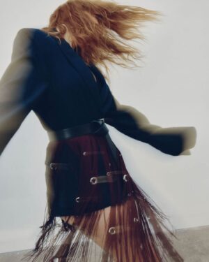 Sophie Nélisse Instagram - @nuvomag summer issue 
shot by @garrettnaccarato 
-
Creative direction @sandra_zark 
Styling @nadiapizzimenti 
Make up @genevievelenneville 
Hair @turpinsteven Color by @eloise.larocque