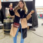 Sophie Rundle Instagram – I don’t know who we thought we were,  drinking champagne and eating gelato outside in the freezing cold February rain, but personally I am thrilled with my life choices so far. 🥂🍦☔️✌🏻