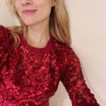 Sophie Rundle Instagram – Little moment of appreciation for this beautiful glittery dress, bag and Saturday night spent watching strictly come dancing with my beautiful glittery mum ❤️💃🏻✨