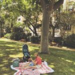 Sophie Rundle Instagram – One of those completely ordinary and yet, somehow, completely perfect days. 🌞✨ Only missing the dog who is holidaying with family back home and who would have liked today’s bouncy ball, hated the heat and is probably enjoying the peace and quiet of life without The Baby. (But if you’re reading this Buddy, we miss you ever so. ❤️🦮)