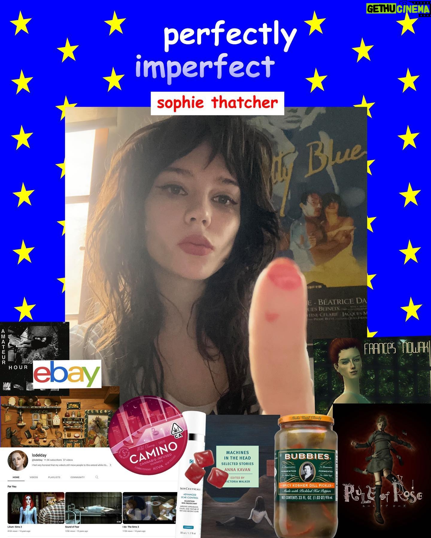 Sophie Thatcher Instagram - What @soapy.t .t is into… ⬛ Shadowboxes on ebay 🎥 Making Sims Movies 📖 Anna Kavan- Machines in the Head 🥒 Bubbies Spicy Kosher Pickles 🎵 Amateur Hour- Krökta Tankar Och Branda Vanor 🍃 Camino 🧴 Skinceuticals scar cream ▶️ ??? ~link in bio~ for the full post ⭐️