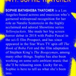 Sophie Thatcher Instagram - What @soapy.t .t is into… ⬛ Shadowboxes on ebay 🎥 Making Sims Movies 📖 Anna Kavan- Machines in the Head 🥒 Bubbies Spicy Kosher Pickles 🎵 Amateur Hour- Krökta Tankar Och Branda Vanor 🍃 Camino 🧴 Skinceuticals scar cream ▶️ ??? ~link in bio~ for the full post ⭐️