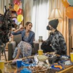 Sosie Bacon Instagram - Coupla happy, playful, silly, cute, fun, feel good, comedic, smiley bts moments from 😊