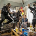 Sosie Bacon Instagram - Coupla happy, playful, silly, cute, fun, feel good, comedic, smiley bts moments from 😊